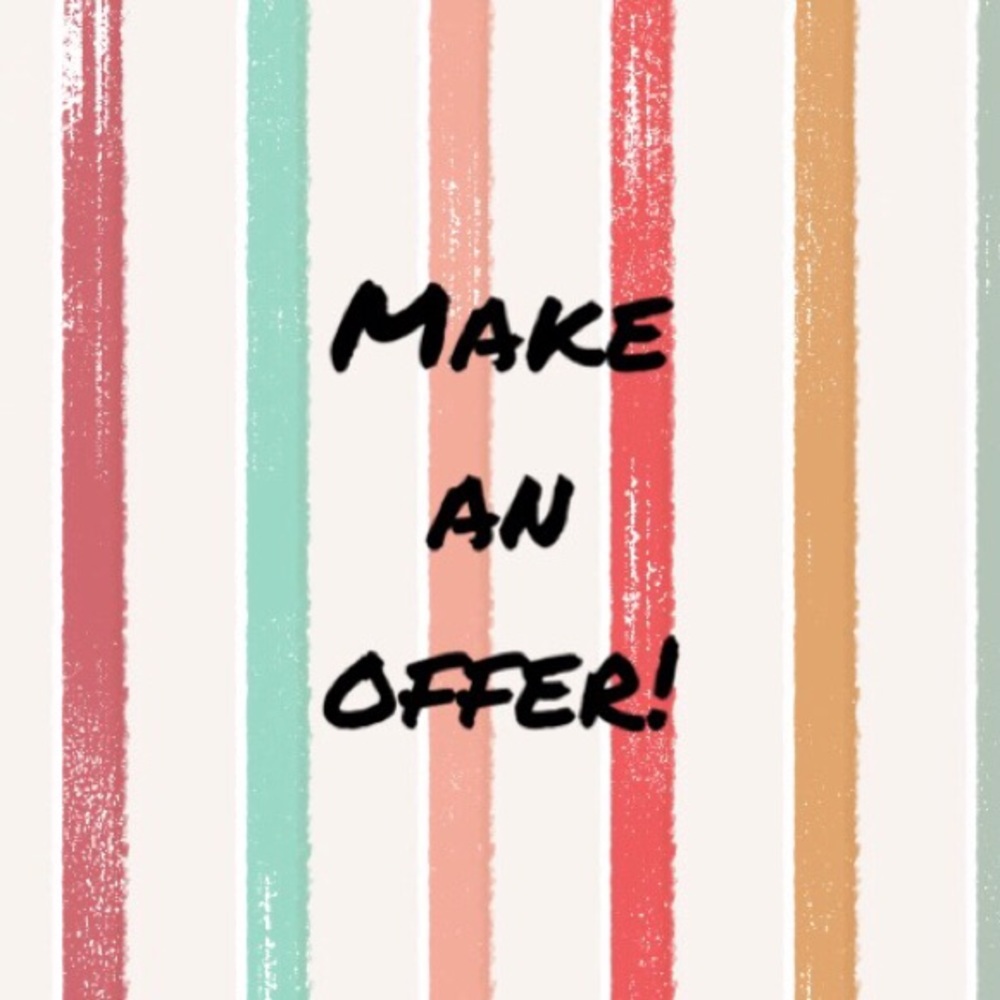 Reasonable offers welcome!